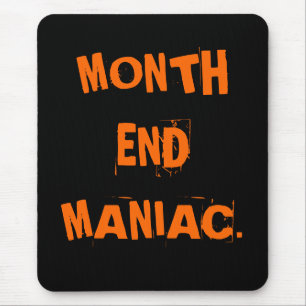 Mousepad Extremidade de mês engraçada do apelido do