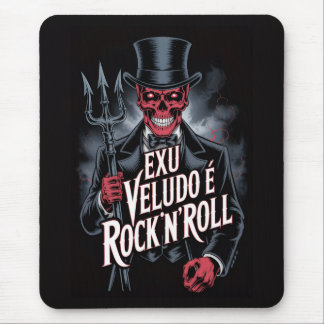 Mousepad Exu Veludo é Rock'N'Roll #1