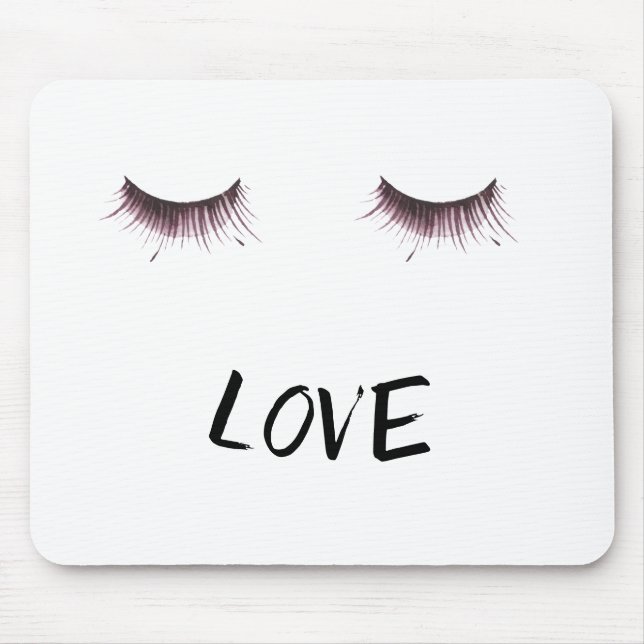 Mousepad Eyelashes Love (Frente)