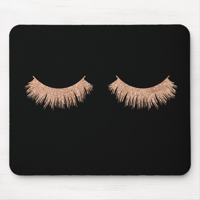 Mousepad Eyelashes Makeup Artista Na moda (Frente)
