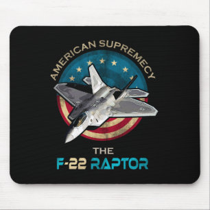 Mousepad F22 Raptor Americano de Cargueiro Patriótico Jet 4