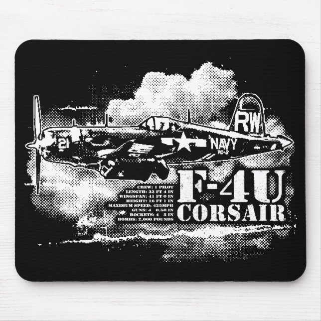 MOUSEPAD F4U CORSAIR (Frente)