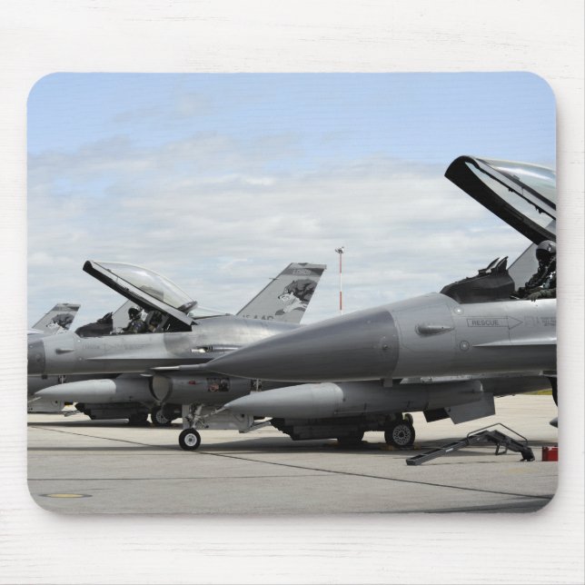 Mousepad F-16 Falcões de Luta aguardam o lançamento (Frente)
