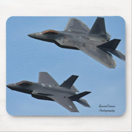 Mousepad F-35 e F-22 Jato de Combatente