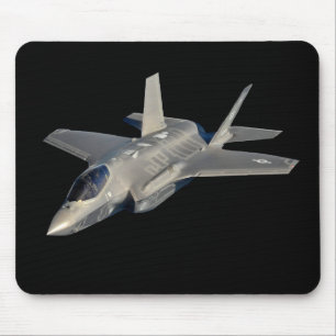 Mousepad F-35 Relâmpago II Combatente de Jato de Pantera