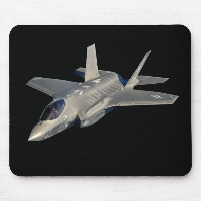 Mousepad F-35 Relâmpago II Combatente de Jato de Pantera (Frente)