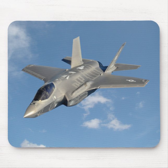 Mousepad F-35 Relâmpago II Pantera Jato no Céu (Frente)