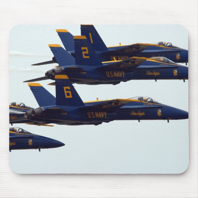 Mousepad F/A-18 Ângulos Azuis (Frente)