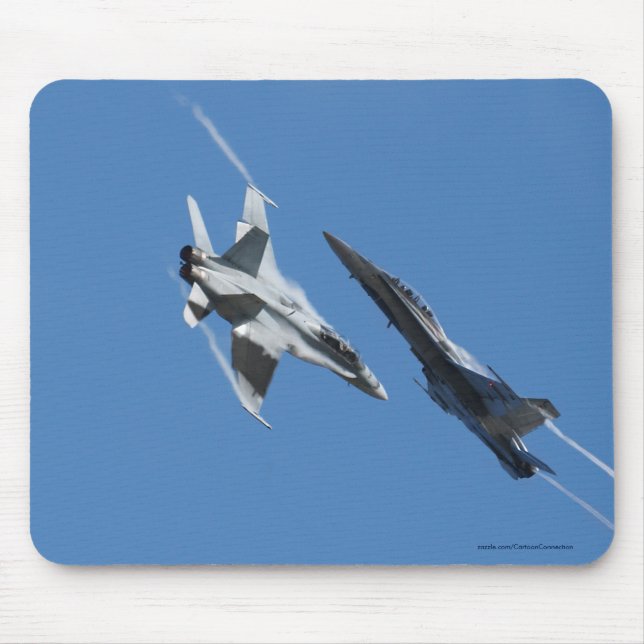 Mousepad F/A-18 Fighter Plane Air Show Stunt (Frente)