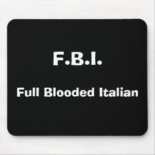 Mousepad F.B.I., italiano completo de Blooded