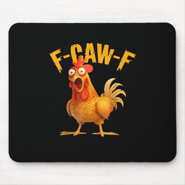 Mousepad F-Caw-F Chicken Classic Retro Style (Frente)