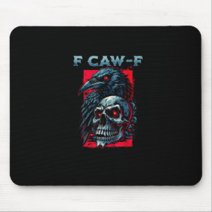 Mousepad F-Caw-F Corvo Gráfico Humorístico