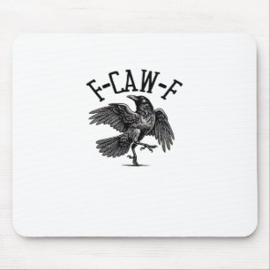 Mousepad F Caw F Crow Criativo Casual