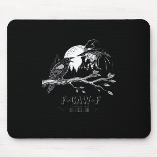 Mousepad F-Caw-F Crow Halloween Witch F-Caw-F