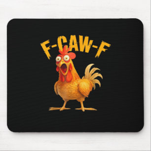 Mousepad F-Caw-F Frango Clássico Estilo Retrô