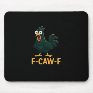 Mousepad F-Caw-F Frango Clássico Estilo Vintage