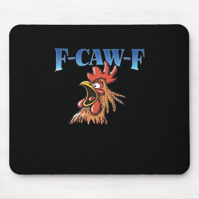 Mousepad F-Caw-F Frango Clássico Legal Único (Frente)