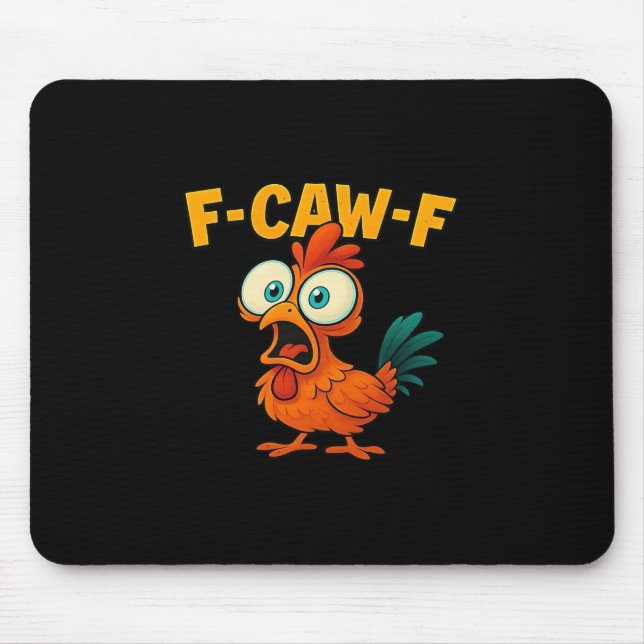 Mousepad F-Caw-F Frango Essencial Criativo Casual (Frente)