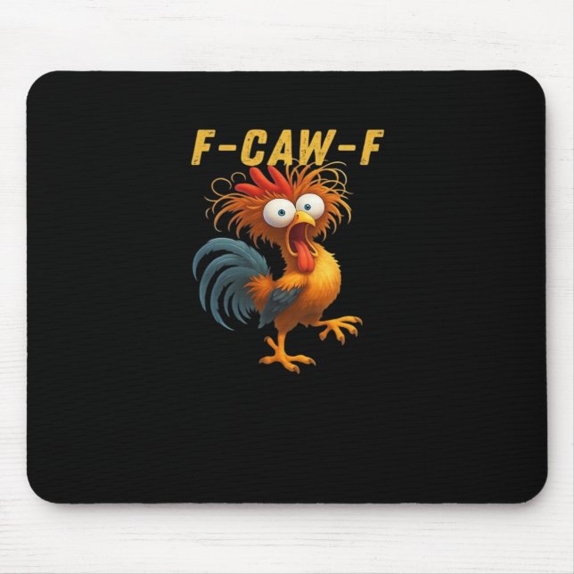 Mousepad F-Caw-F-Frango Essencial Retro Clássico (Frente)