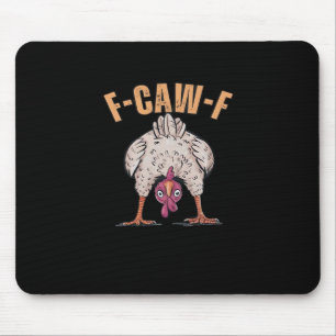 Mousepad F Caw F Galinha Engraçada Estilo Clássico Retro Le