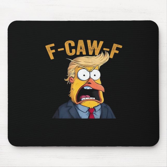 Mousepad F-Caw-F Galo Engraçado Frango Clássico (Frente)