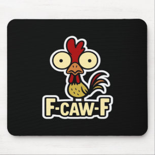 Mousepad F-Caw-F Gráfico Clássico Vintage
