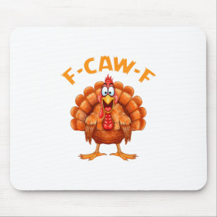 Mousepad F-caw-f Humor Engraçado de Frango F-caw-f Meme de