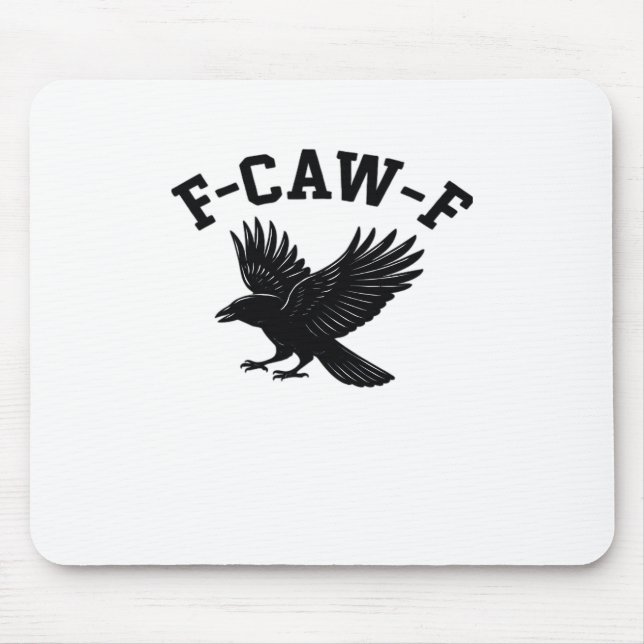 Mousepad F-Caw-F Meme Funny Trendy (Frente)
