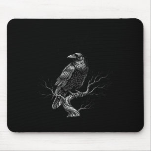 Mousepad F-caw-f - Raven - Crow - Halloween Figurume Premiu