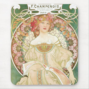 Mousepad F Champenios por Alphonse Mucha