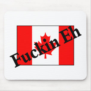 Mousepad F*ckin Eh (bandeira canadense)