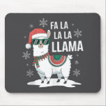 Mousepad Fa La Llama Funny Llama Natal Pijamas Xmas<br><div class="desc">Fa La Llama Funny Llama Natal Pijamas Xmas Crianças</div>