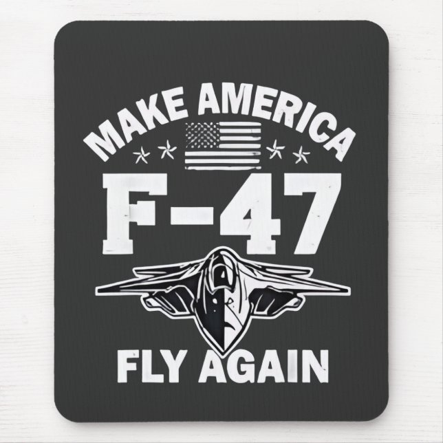 Mousepad Faça a América F-47 voar novamente 4 de julho (Frente)
