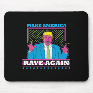 Mousepad Faça a América ruir de novo, uma camiseta Engraçad