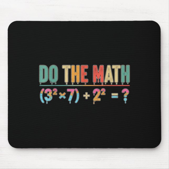 Mousepad Faça a Conta 67 Meme Engraçado Professor Seis Sete (Frente)