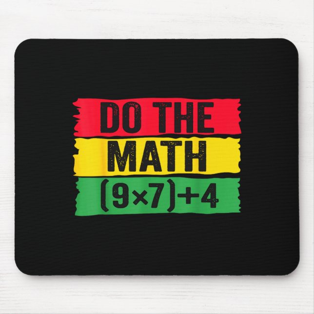 Mousepad Faça a Conta 67 Meme Engraçado Seis Sete Piada de  (Frente)