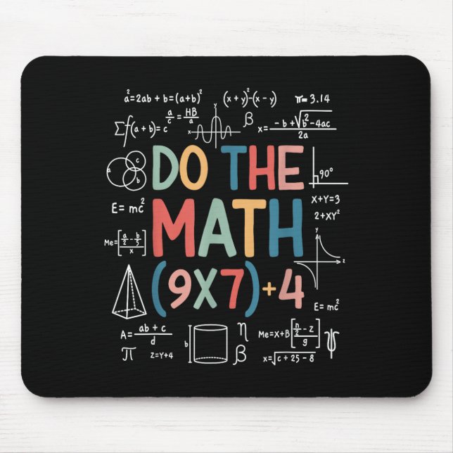 Mousepad Faça a Conta 67 Meme Engraçado Seis Sete Professor (Frente)