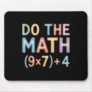 Mousepad Faça a Equação Matemática Dia de Ação de Graças Pr