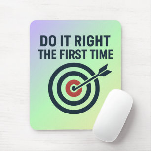 Mousepad Faça Certo da Primeira Vez Meta de Zero Defeitos