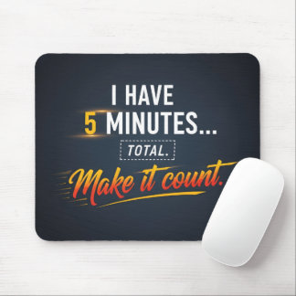 Mousepad Faça Contar Citação Motivacional de Produtividade