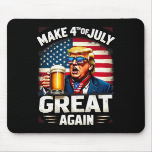 Mousepad Faça Excelente De 4 De Julho Novamente, Tremor Cer