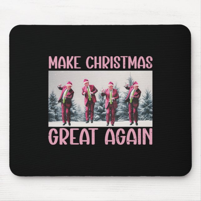 Mousepad Faça Excelente De Natal Novamente Papais noeis Eng (Frente)