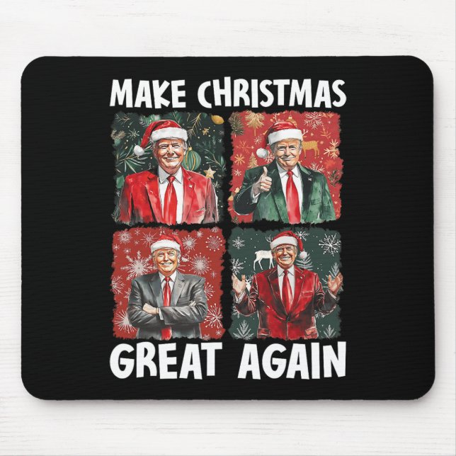 Mousepad Faça Excelente De Natal Novamente Papais noeis Eng (Frente)
