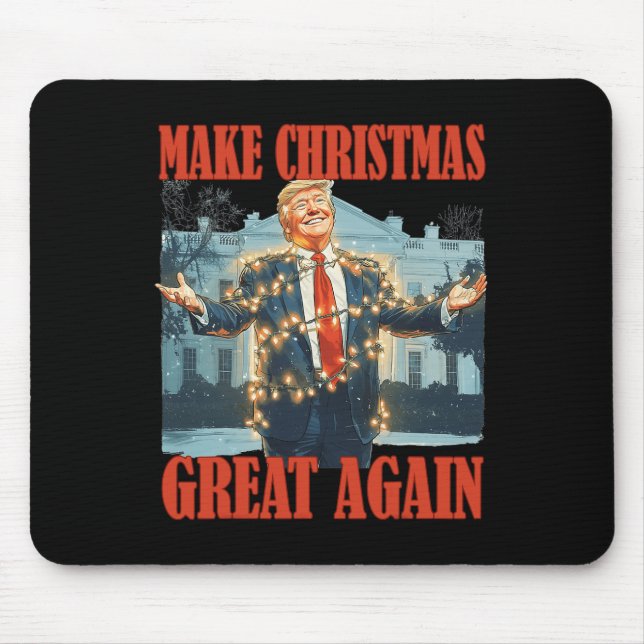 Mousepad Faça Excelente De Natal Novamente Papais noeis Eng (Frente)