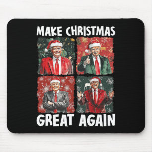 Mousepad Faça Excelente De Natal Novamente Papais noeis Eng