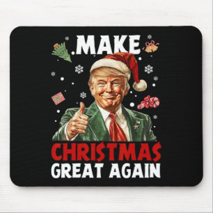 Mousepad Faça Excelente De Natal Novamente Papais noeis Eng