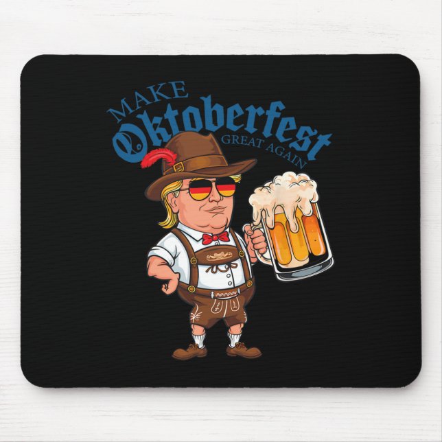 Mousepad Faça Excelente Novamente Engraçado Beber Um Tambor (Frente)