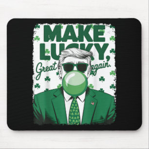 Mousepad Faça Excelente Sortudo Novamente, Trump Bubble Gum