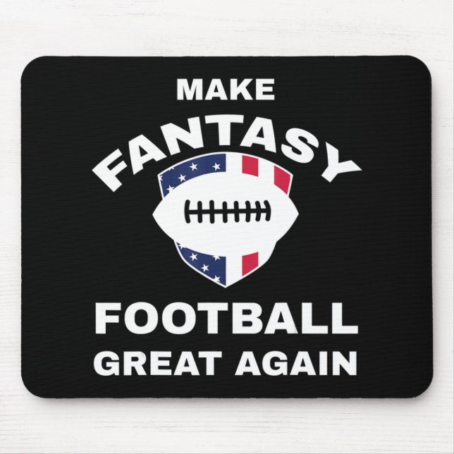 Mousepad Faça Fantasy Excelente De Futebol Novamente (Frente)