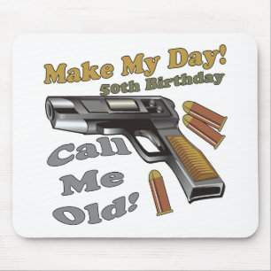 Mousepad Faça meus presentes de aniversário do dia 50th